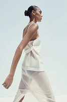 ORGANZA COMBINATION TOP