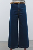 JEAN Z1975 COUPE LARGE, LONGUEUR RACCOURCIE, TAILLE HAUTE ET CEINTURE