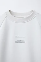 SWEAT MANCHES COURTES SPORTIF