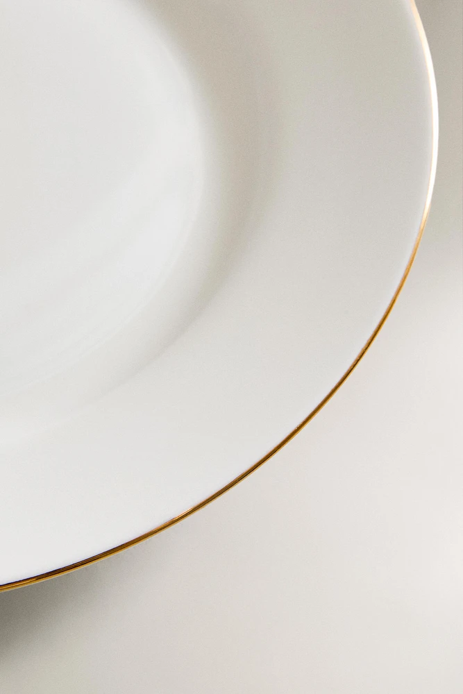 ASSIETTE À PAIN PORCELAINE BONE CHINA BORD