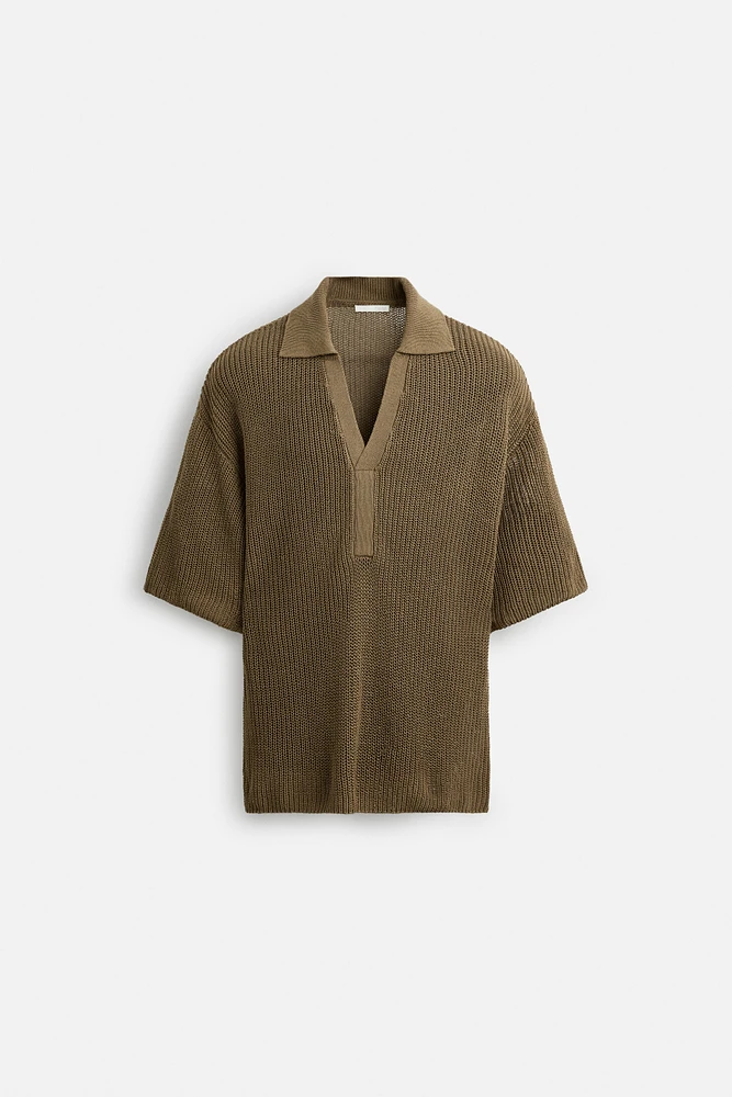 POLO EN MAILLE PERLÉE