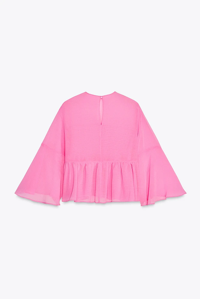 BLOUSE VOLANTS
