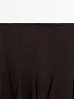Skirt with flounce detail - Studio