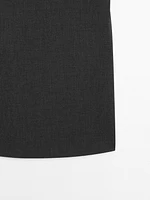 Robe courte à bretelles