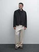 Veste fermeture Éclair 100 % coton