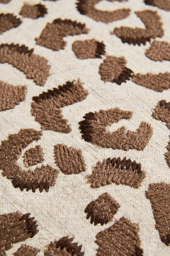 ANIMAL PRINT THROW PILLOW COVER