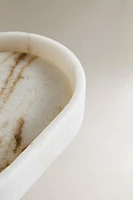 MARBLE-EFFECT BATHROOM SOAP DISH