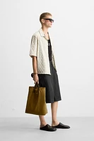 CHEMISE BRODERIE GÉOMÉTRIQUE