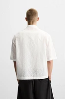 CHEMISE À BRODERIES GÉOMÉTRIQUES