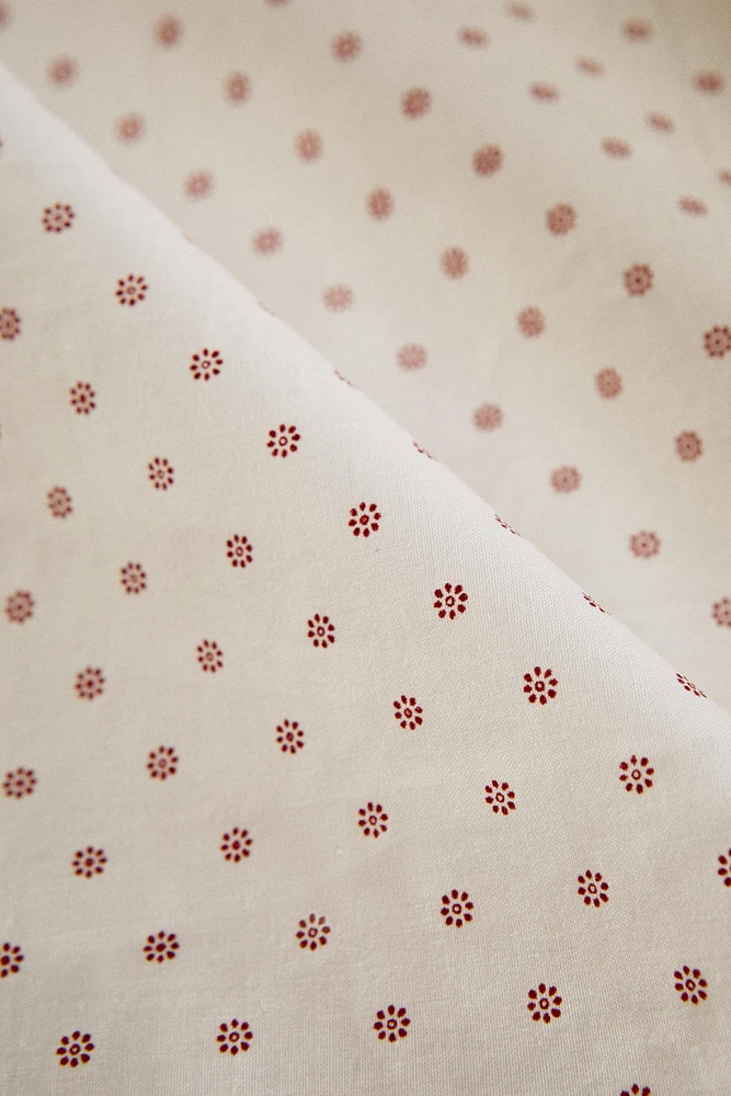 DRAP DE DESSUS ENFANT MINI-FLEUR