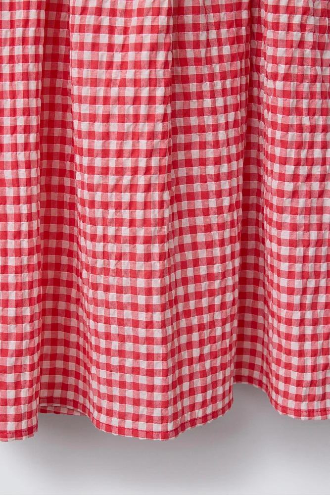 GINGHAM DRESS