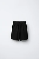 OTTOMAN TOPSTITCHED SHORTS