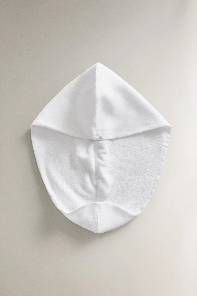 TURBAN SALLE DE BAIN LIN COTON