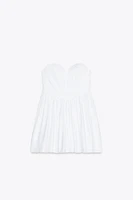 ROBE COURTE AVEC DÉCOLLETÉ EN CŒUR