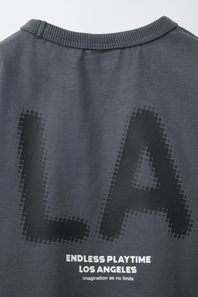 TEXT PRINT T-SHIRT