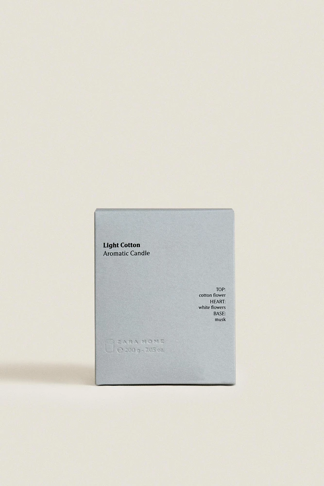 G) BOUGIE PARFUMÉE LIGHT COTTON