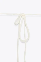 TEXTURED HALTER TOP