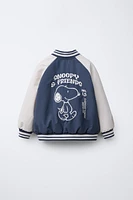SNOOPY PEANUTS™ EMBROIDERED BOMBER JACKET