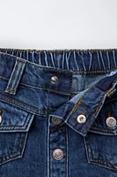 JUPE EN JEAN À BOUTONS