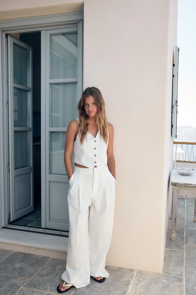 PLEATED PANTS