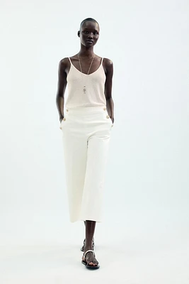 JUPE-CULOTTE BOUTONS