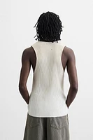 SPRAY PRINT KNIT T-SHIRT