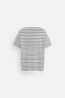 VISCOSE BLEND KNIT T-SHIRT