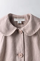 AGES -/ LIMITED EDITION 100% LINEN TRENCH COAT