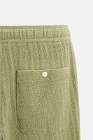 TEXTURED PANTS
