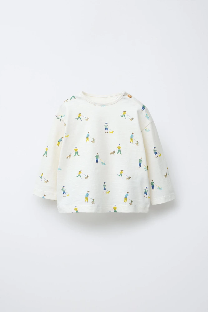 T-SHIRT IMPRIMÉ CHIENS