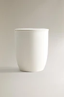 CORBEILLE À PAPIER SALLE DE BAIN TABLE CÉRAMIQUE
