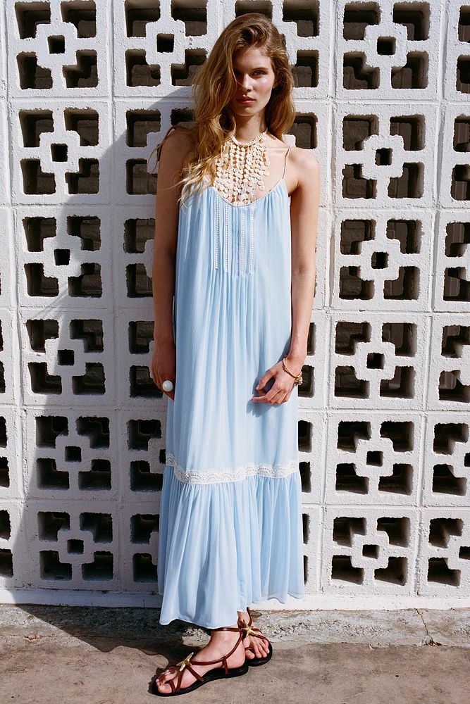 MIDI SLIP DRESS