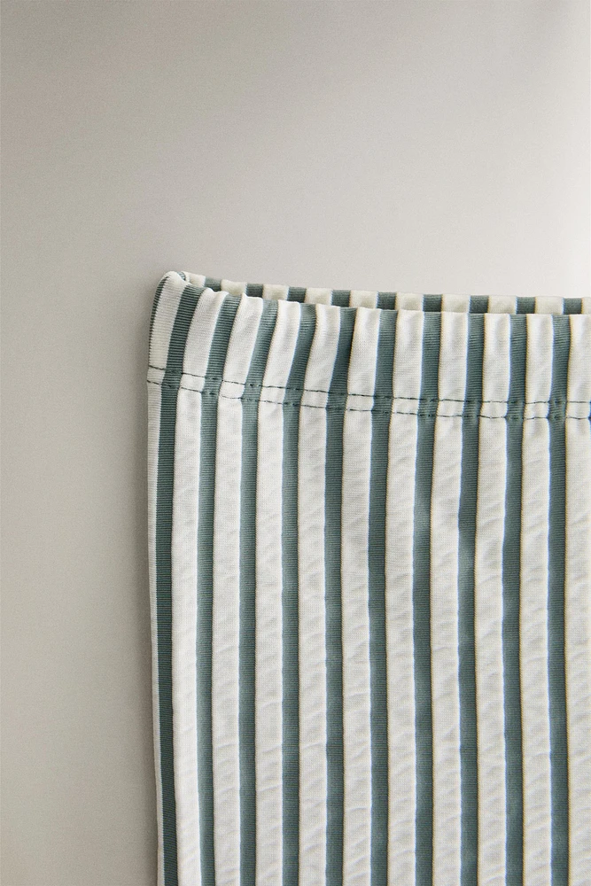CHILDREN’S STRIPED BEACH SWIMMING TRUNKS