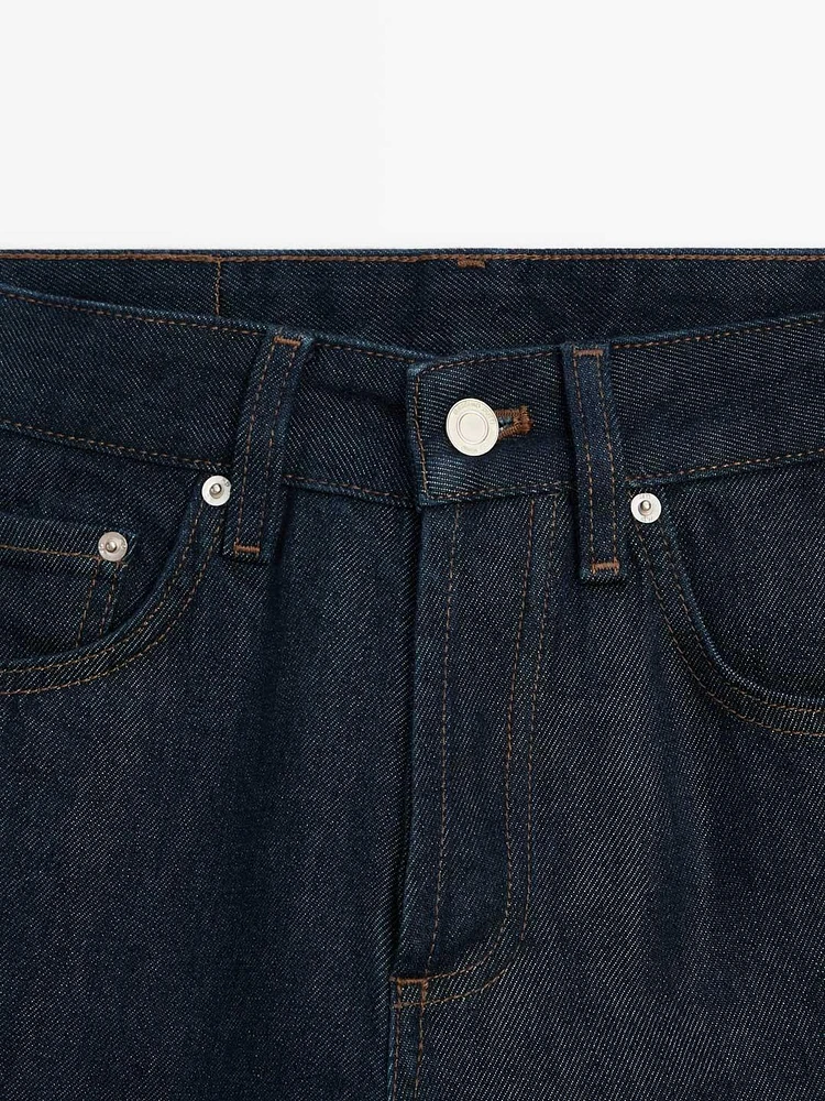 Jean wide leg full length taille mi-basse