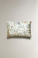 TAIE D’OREILLER SATIN IMPRIMÉ FLEUR