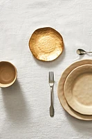 ASSIETTE À PAIN VERRE RECYCLABLE DORÉ