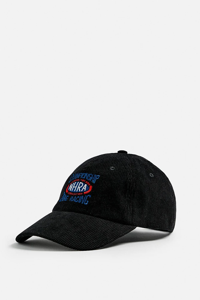 CORDUROY DRAG RACING PATCH CAP ©