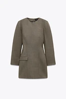 ROBE À ÉPAULETTES EN LAINE ZW COLLECTION