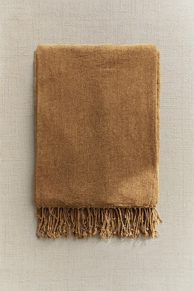 PLAID CHENILLE UNI