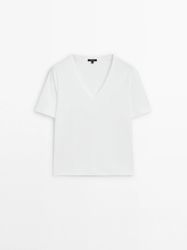 T-shirt à manches courtes 100 %coton