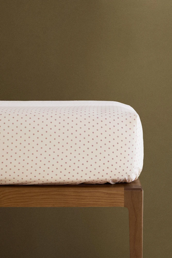 DRAP-HOUSSE ENFANT MINI-FLEUR