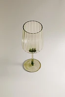 VERRE À VIN RECYCLABLE LIGNES