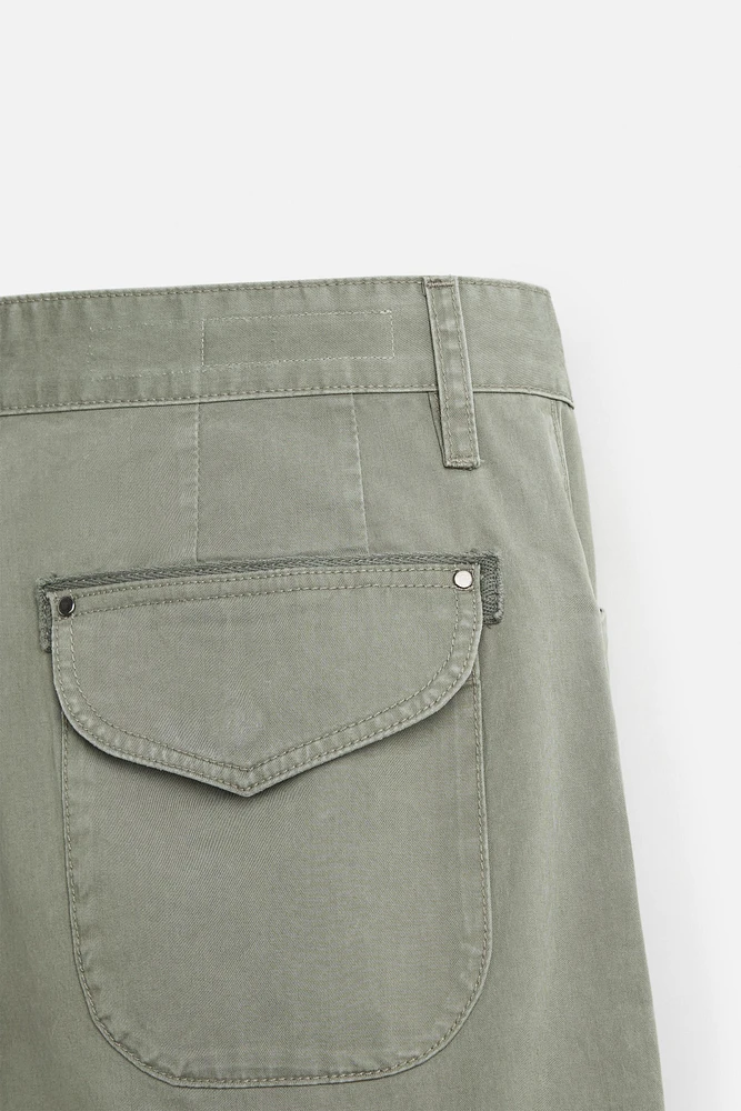 PANTALON CARGO DÉLAVÉ