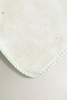 CHILDREN'S COTTON BLANKET WITH SPACE APPLIQUÉ