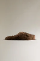 MULES FAUSSE FOURRURE