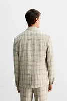 LIMITED EDITION PLAID SUIT BLAZER
