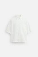 CHEMISE À BRODERIES GÉOMÉTRIQUES