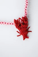 LOBSTER BEAD NECKLACE