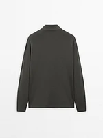 Pull en maille à col camionneur
