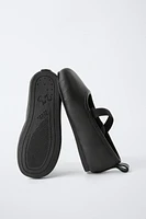 BALLERINES EN CUIR